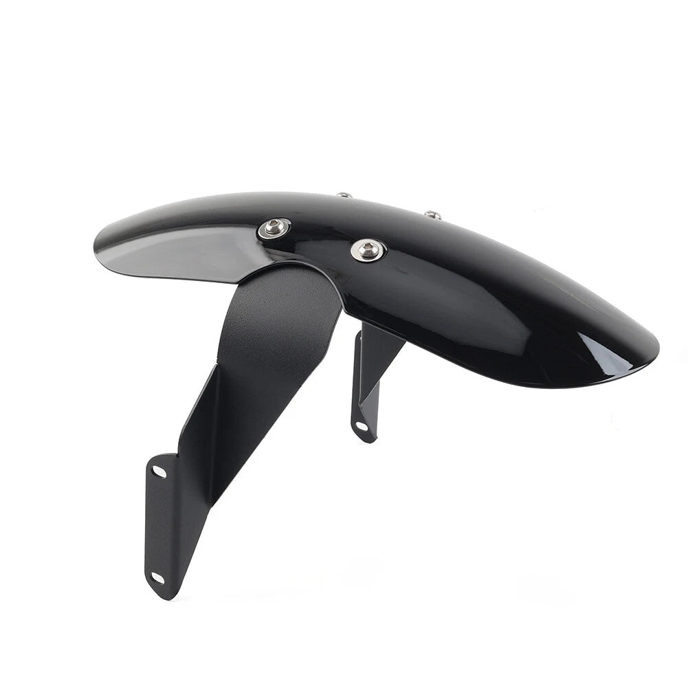 1x Black Motor Front Fender Protector for Ducati Scrambler (2015–2020)