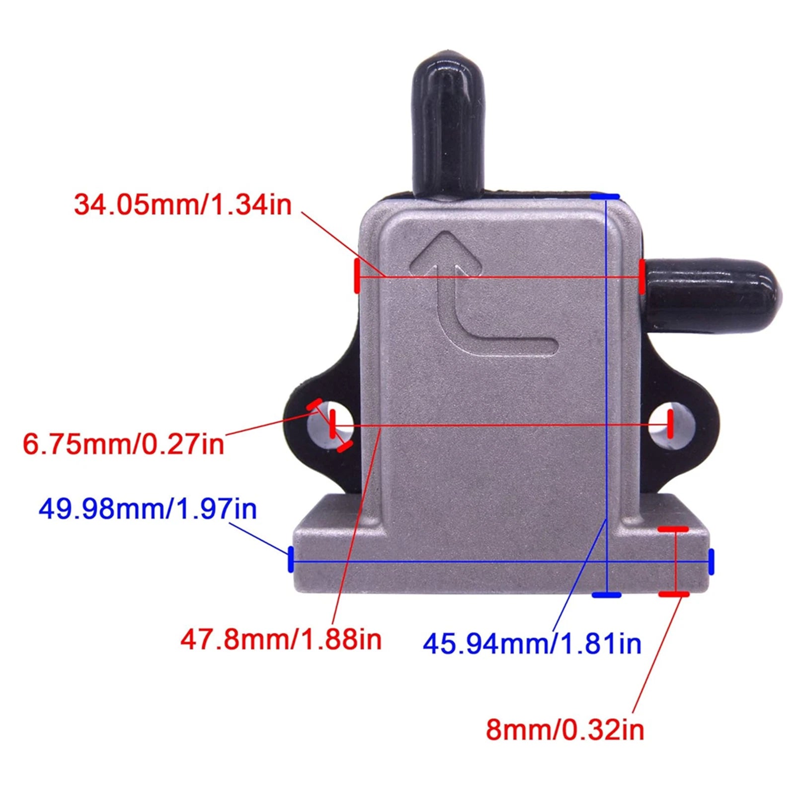Fuel Pump for Mercury 4-9.8HP (3H6-04000, 3H6040000M, 3H6040003M, 803529T06, 504977)