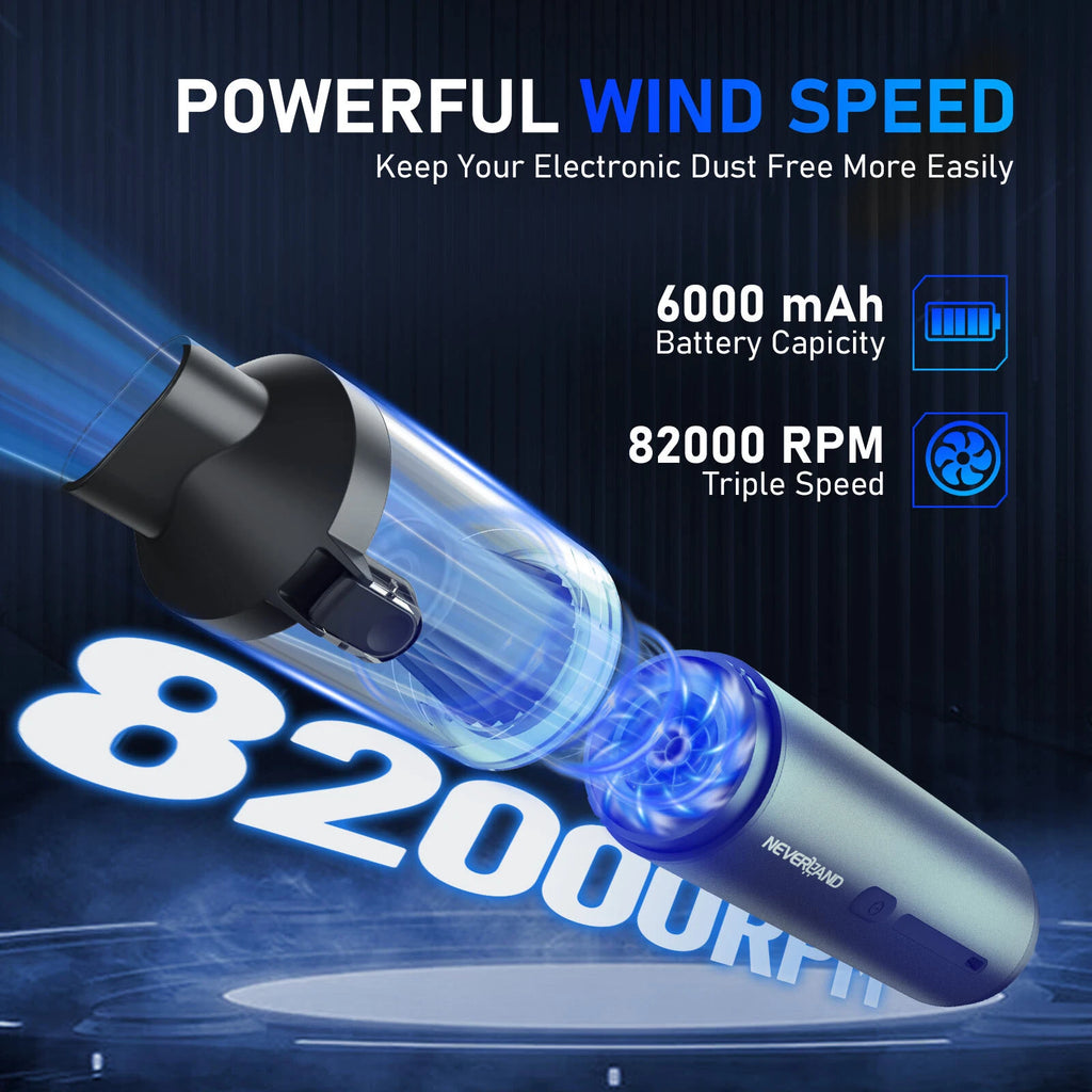 Cordless Handheld Vacuum Cleaner for Auto Home (100W)