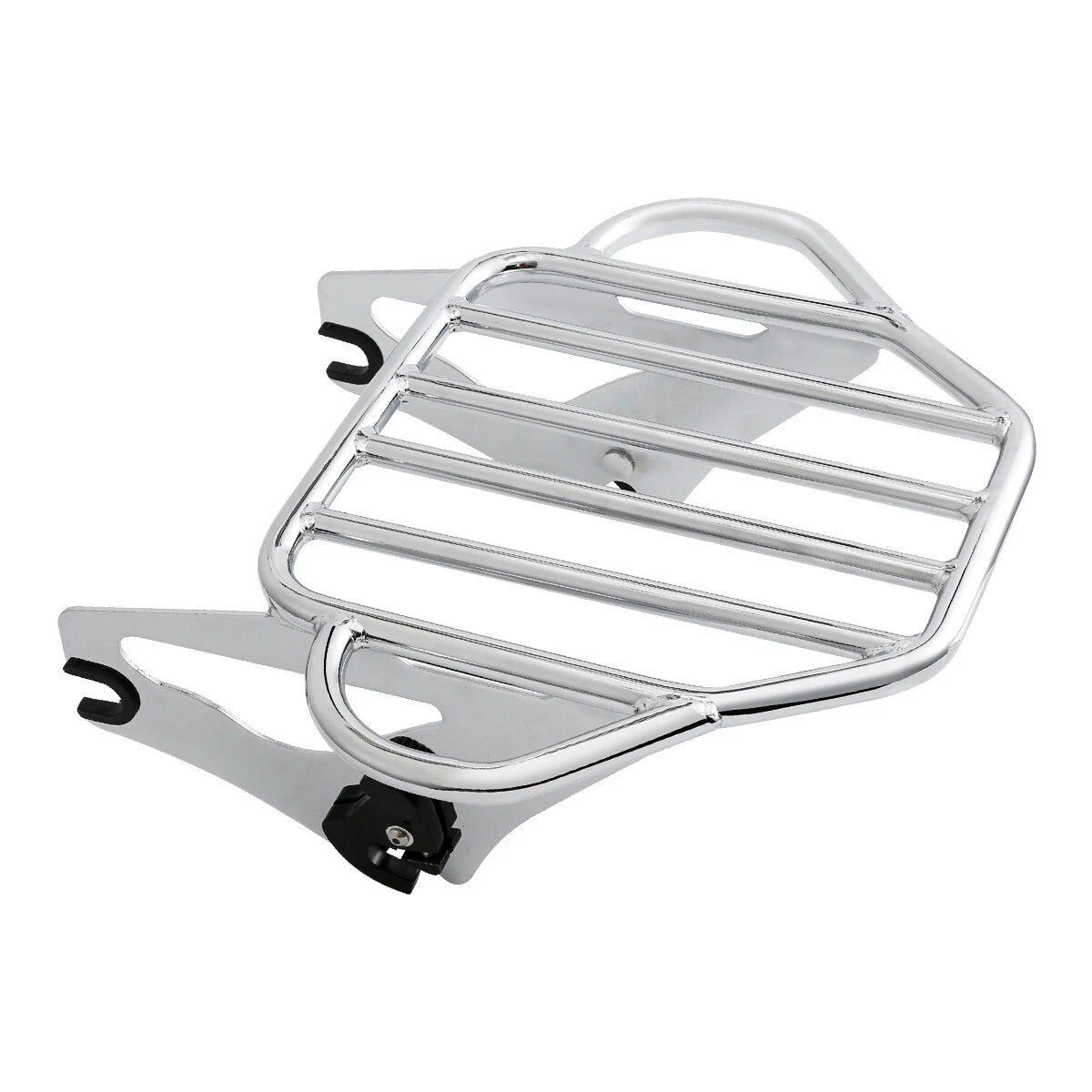 Chrome Luggage Rack Docking Hardware Kit for Harley Electra Glide (2009–2013)