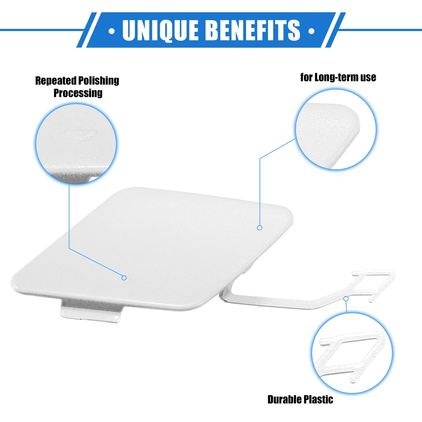 Rear Tow Hook Eye Hole Cover Cap Replacement for BMW 3 F30 (2012–2015)
