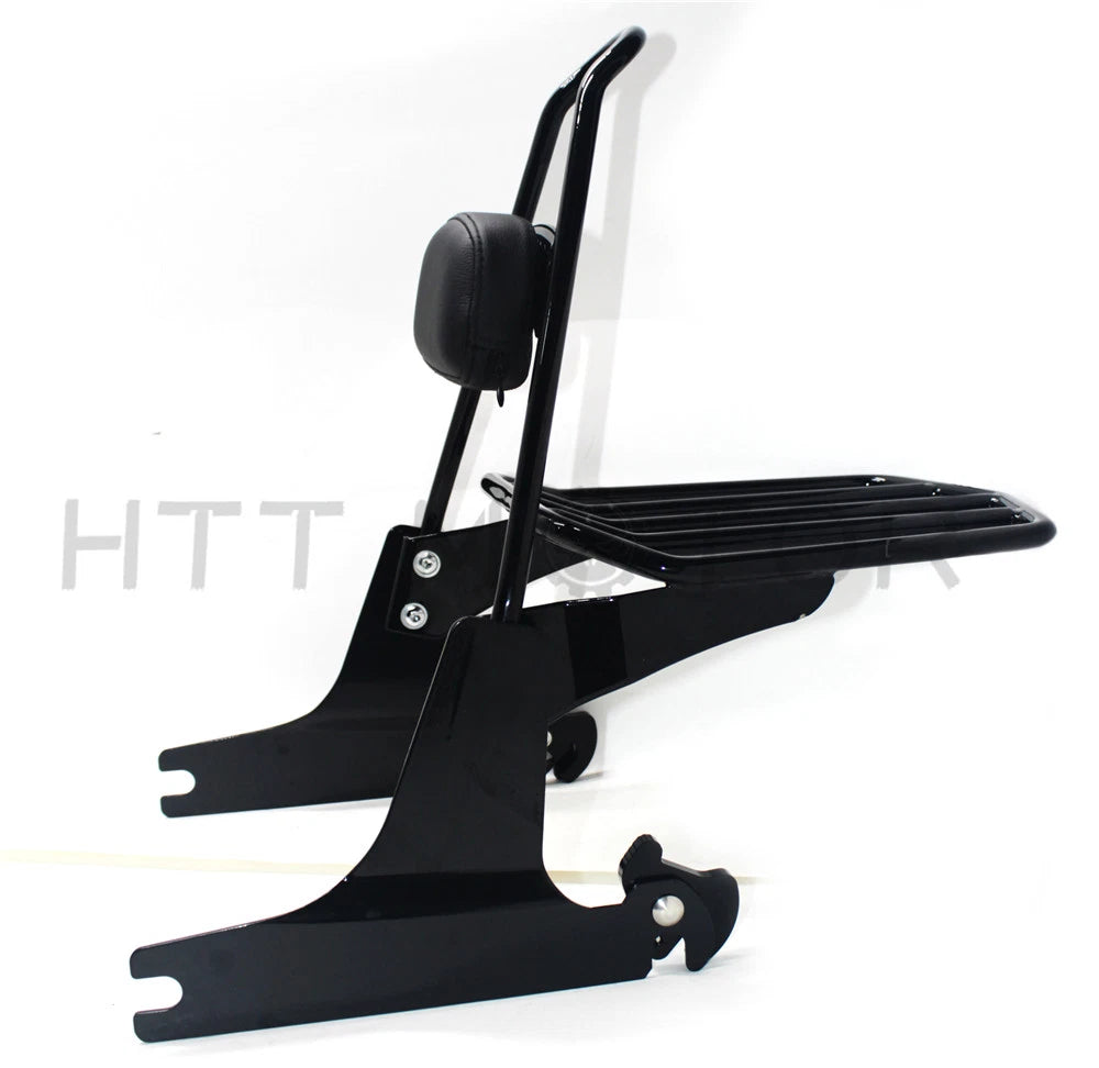 Sissybar Backrest Luggage Rack for Harley Softail (2007–2017) FLSTFBS FLSTSB