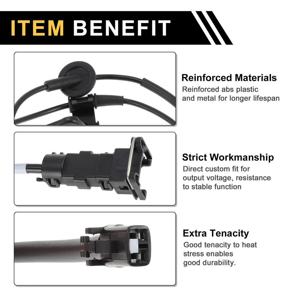 ABS Wheel Speed Sensor Replacement Rear Left for Hyundai Verna 2016–2016