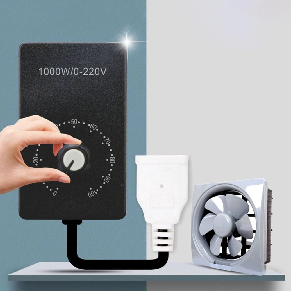 Adjustable Fan Dimmer Switch 500W for Angle Grinder Exhaust (AC220V)