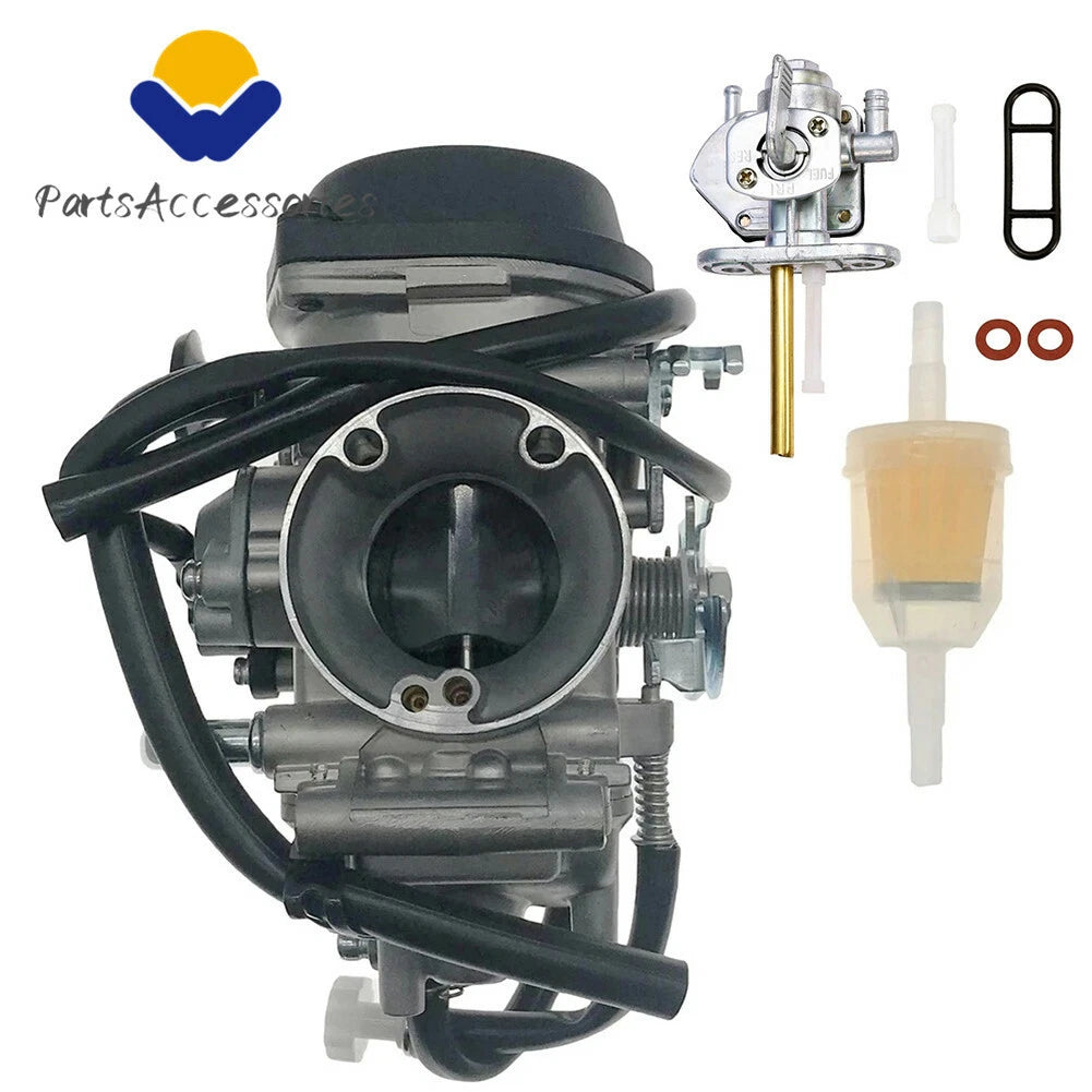 Carburetor with Fuel Petcock Valve for Suzuki DRZ400 S E DRZ400SM (2000–2023)