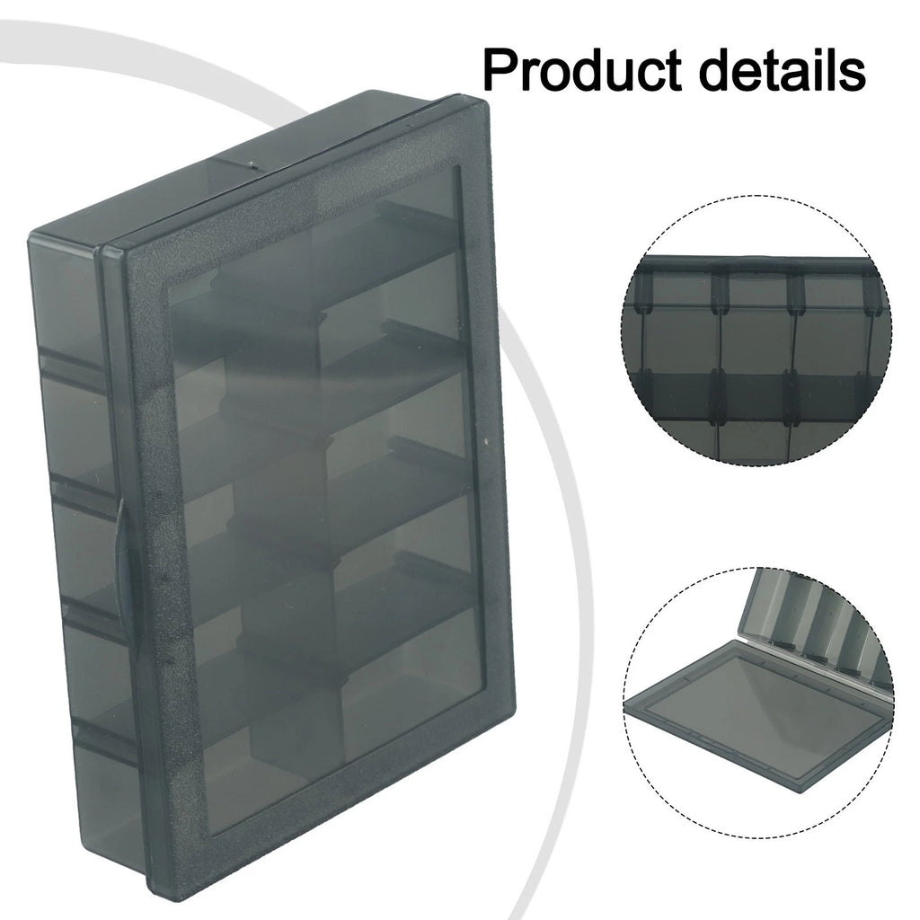 Handy Grid Box for Tool Parts Storage (Plastic)