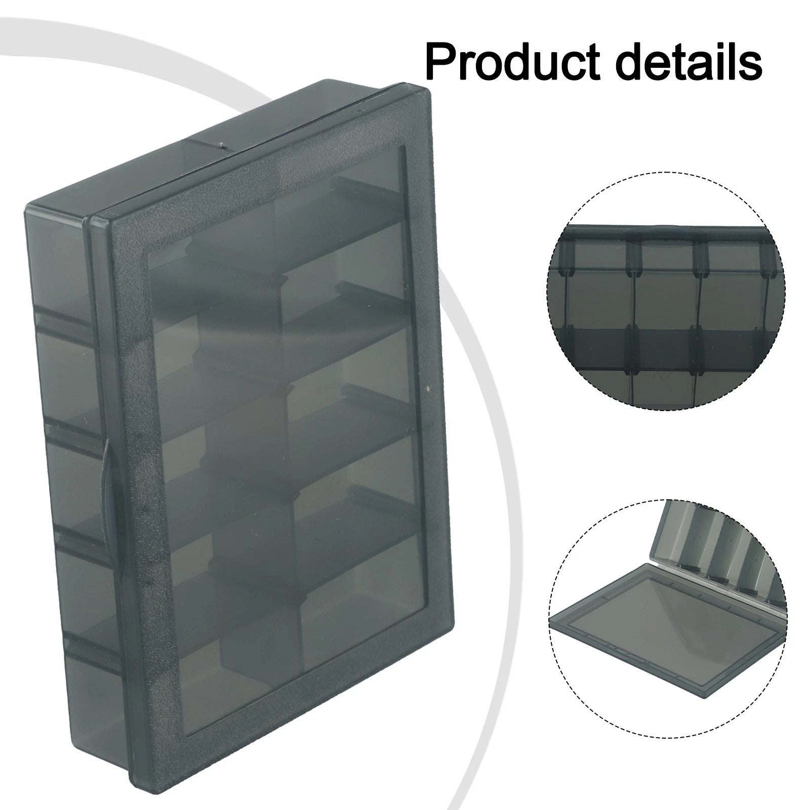 Handy Grid Box for Tool Parts Storage (Plastic)