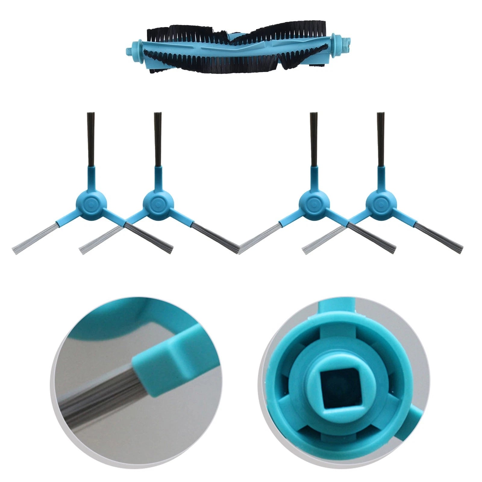 Center Roller Side Brush Replacement Kit for Conga Vacuum Cleaner