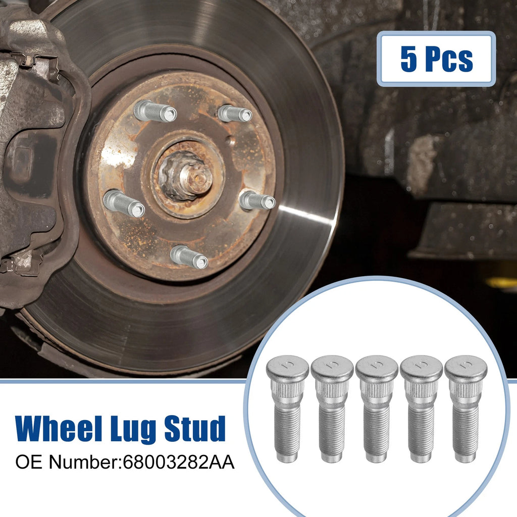 Wheel Lug Stud 1/2-20 Front or Rear Set for Jeep Wrangler (2011–2017)