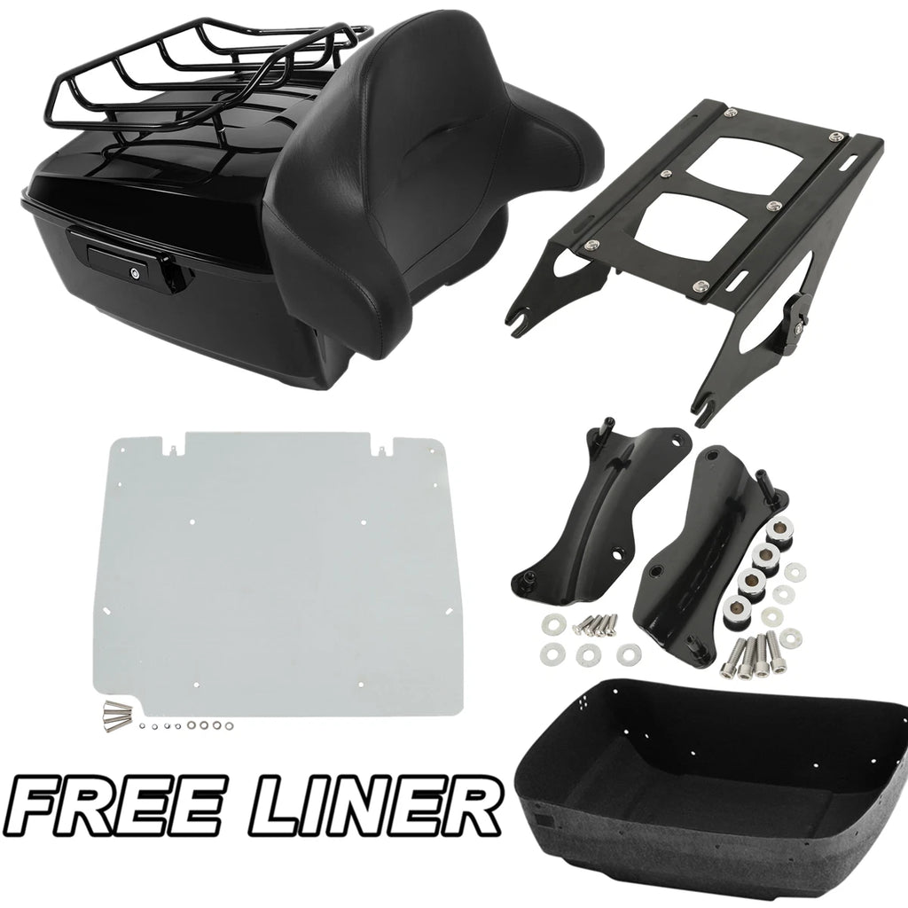 Trunk Pad Rack Plate Docking Kit for Harley Touring Glide (2014–Present)
