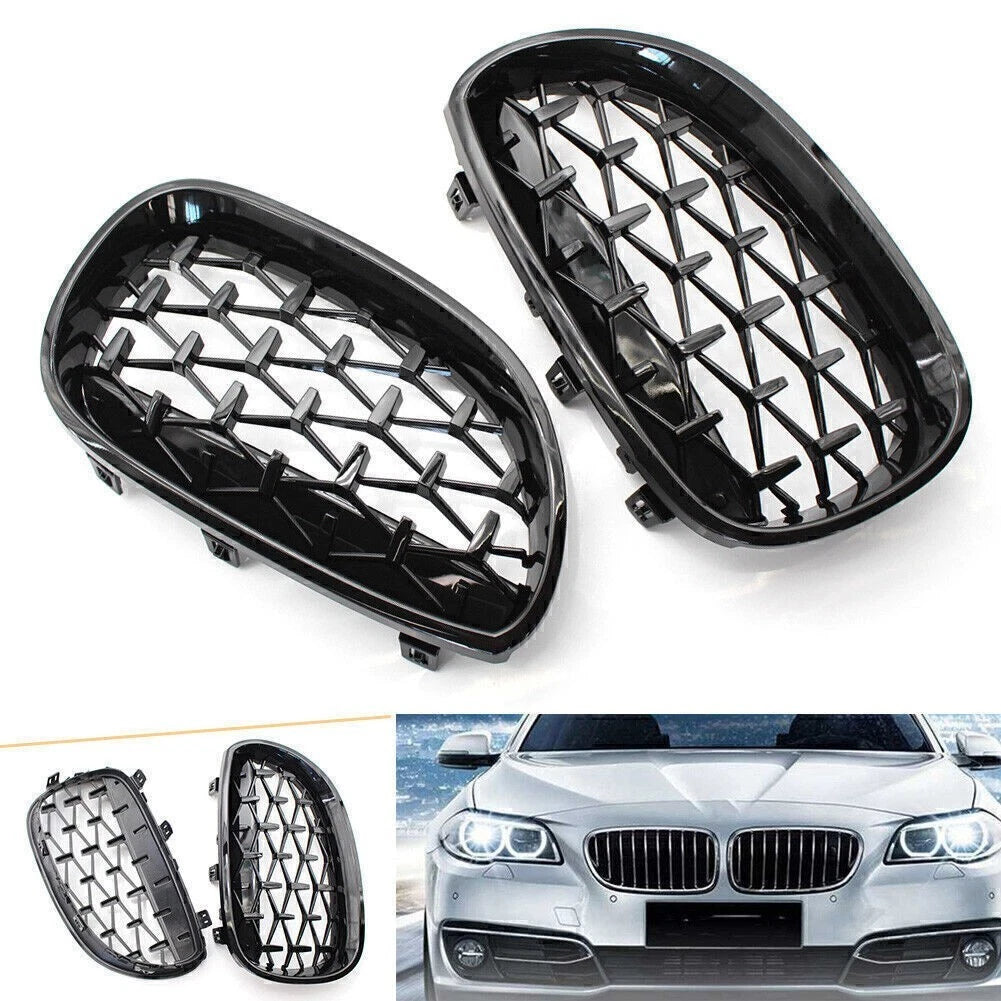 Gloss Black Kidney Grille for BMW E60 5 Series (2003–2009)