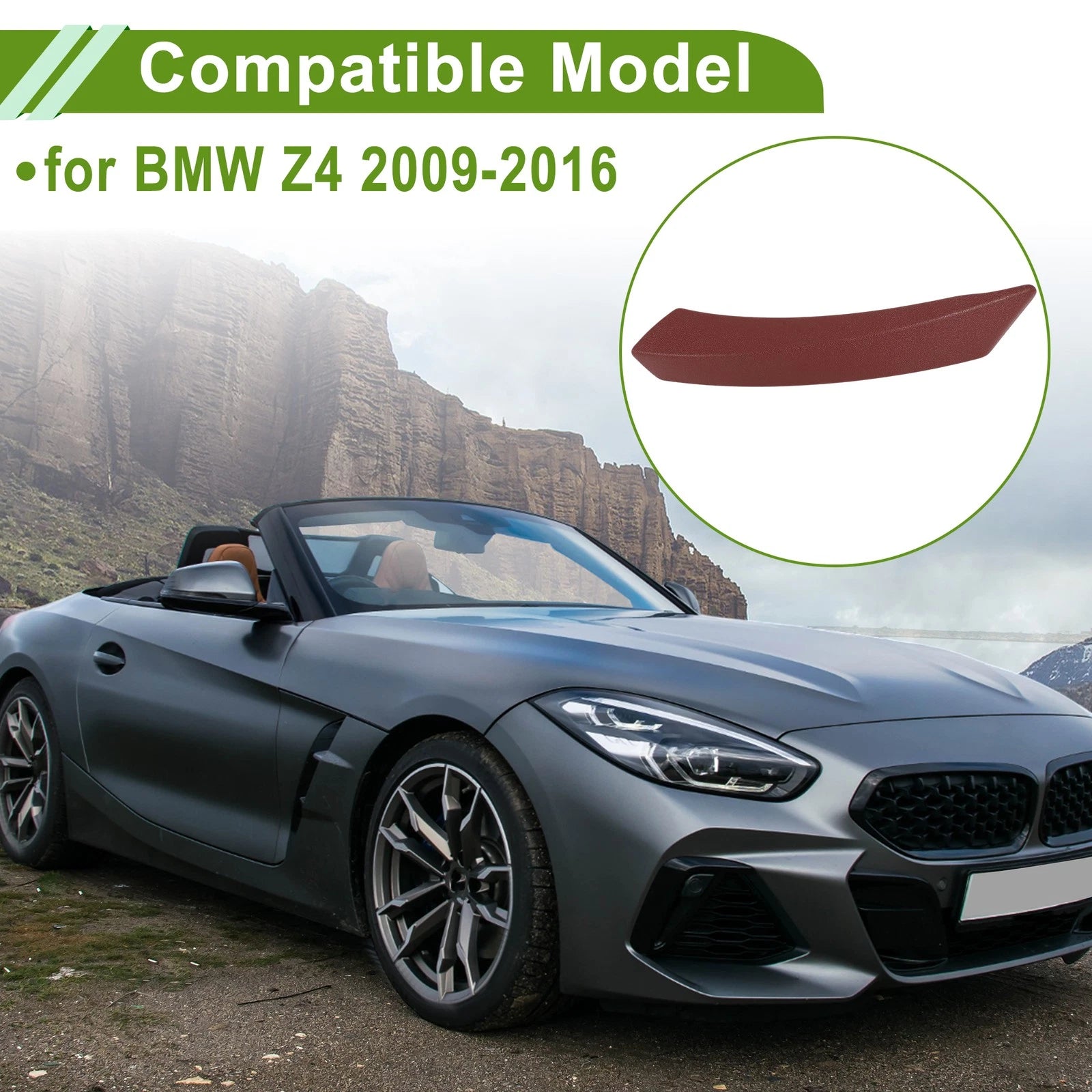 Door Panel Handle Pull Trim Cover Replacement for BMW Z4 (2009–2016)