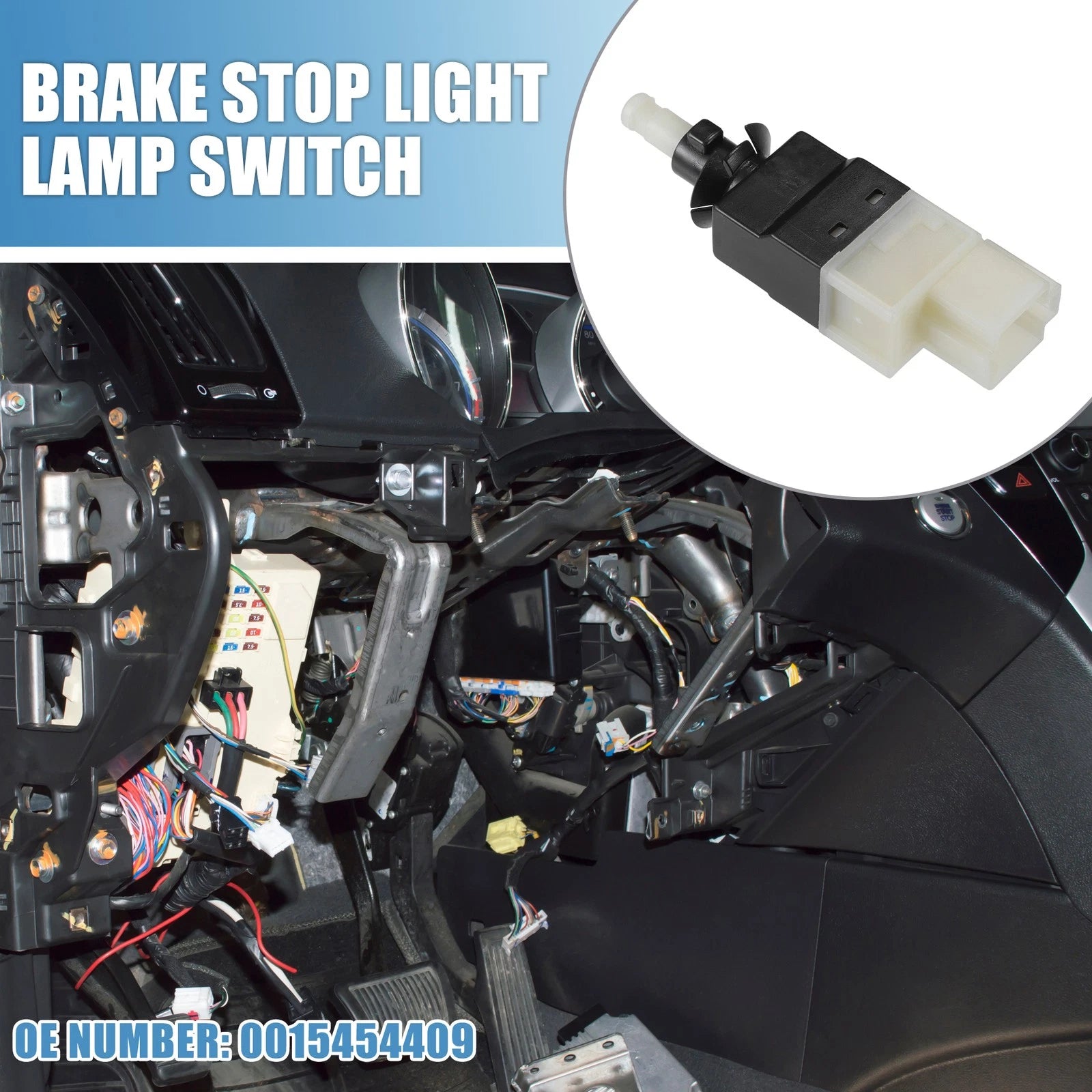 Brake Stop Light Lamp Switch Replacement for Mercedes-Benz E320 (2007–2009)