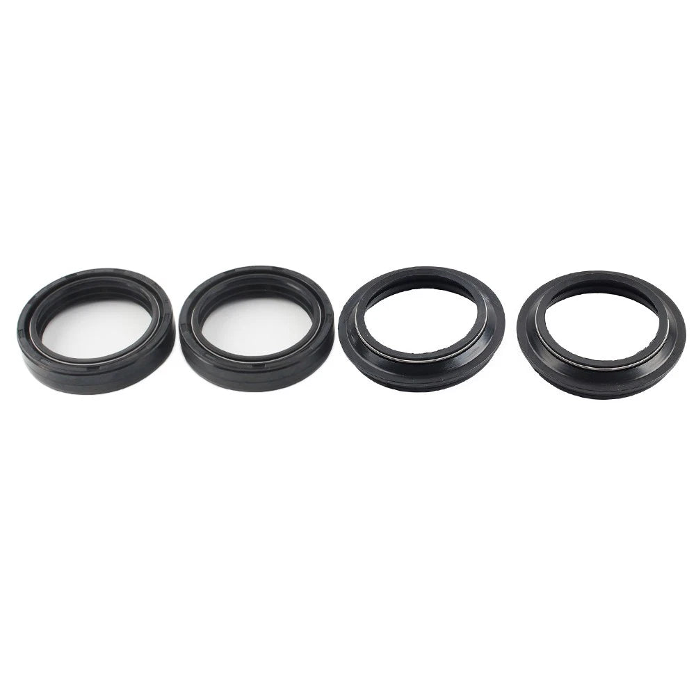 Set of 4 Fork Dust & Oil Seals for Motorcycle (Universal Fit)