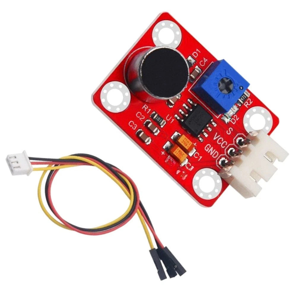 Audio Sensor for Arduino-Compatible (Pin Header, Terminal Block I/O)