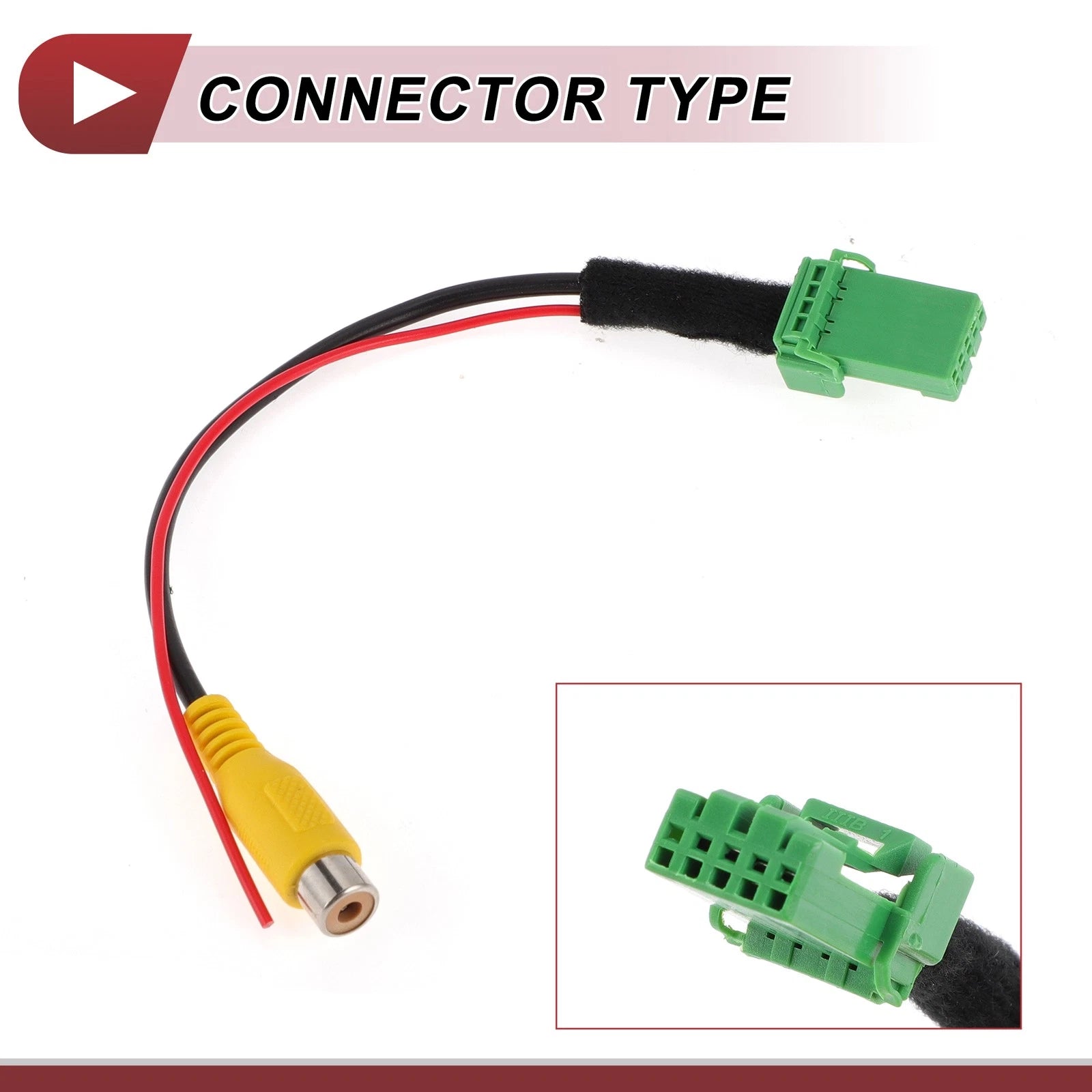 Rear View Camera Adapter Wire Harness Cable for Suzuki Vitara (2016–2019) RCA
