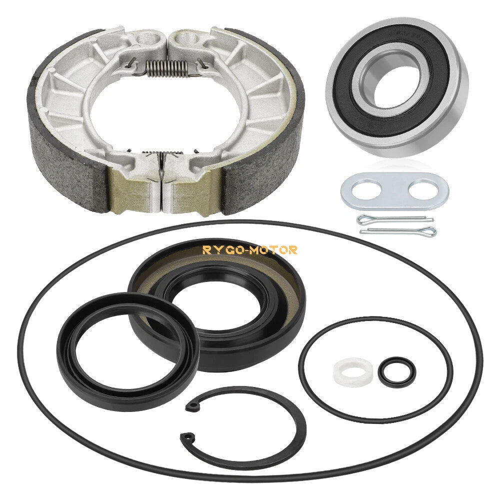Rear Brake Drum Bearing Seal Shoe Pin Kit for Honda Rancher 420 TRX420 (2014–2023)