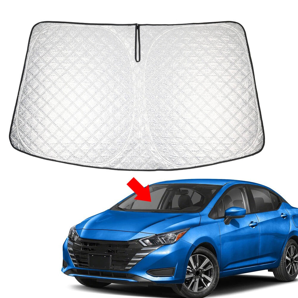 Foldable Windshield Sun Shade for Nissan Versa (2020–2024)