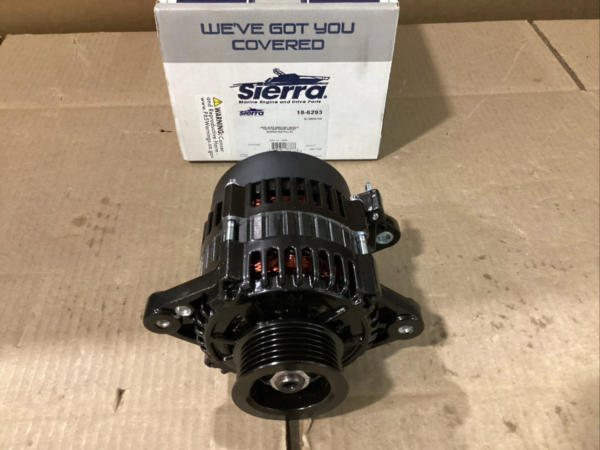 Alternator 18-6293 for Sierra Mercruiser V6/V8 (1999–2001)