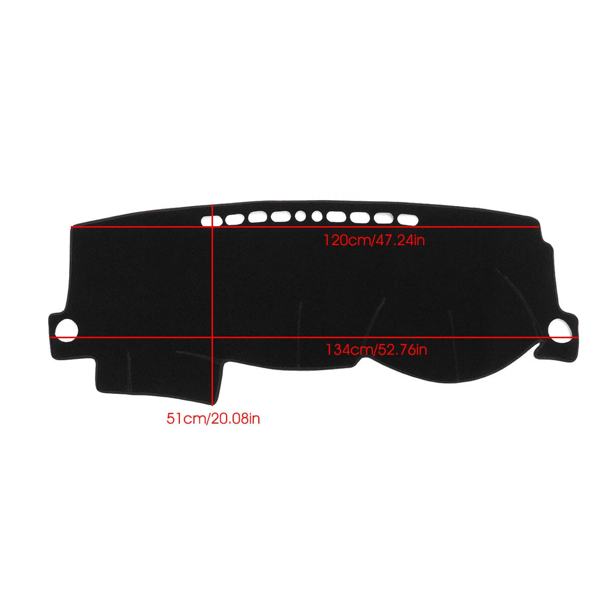 Dash Mat for Toyota Corolla (2000–2006) - Dark Black