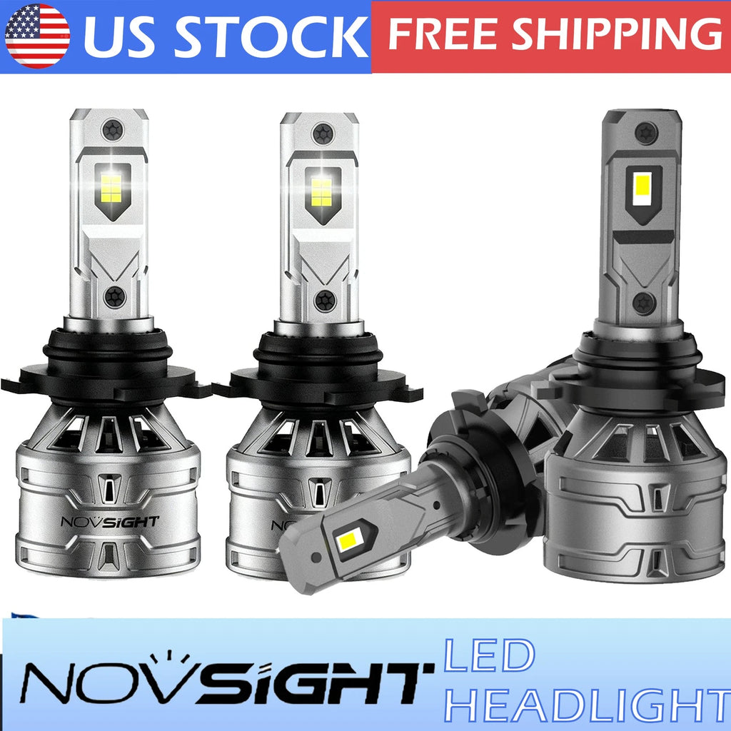 4X LED Headlight Bulbs Combo Kit for Hyundai Sonata (2015–2019)