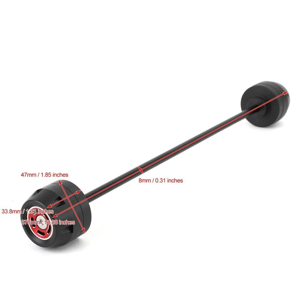 Front & Rear Axle Fork Wheel Slider Red for BMW F900 R / F900 XR (2020)