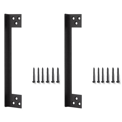 2X Door Latch Guard Plate L-Shaped 7in Stainless Steel for All Doors