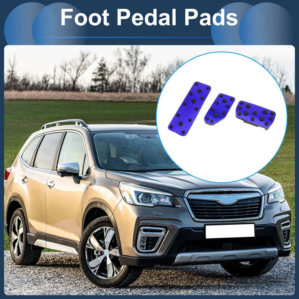 3 Pcs Automatic Accelerator Pedal Covers Replacement for Subaru Forester (2019–2021)
