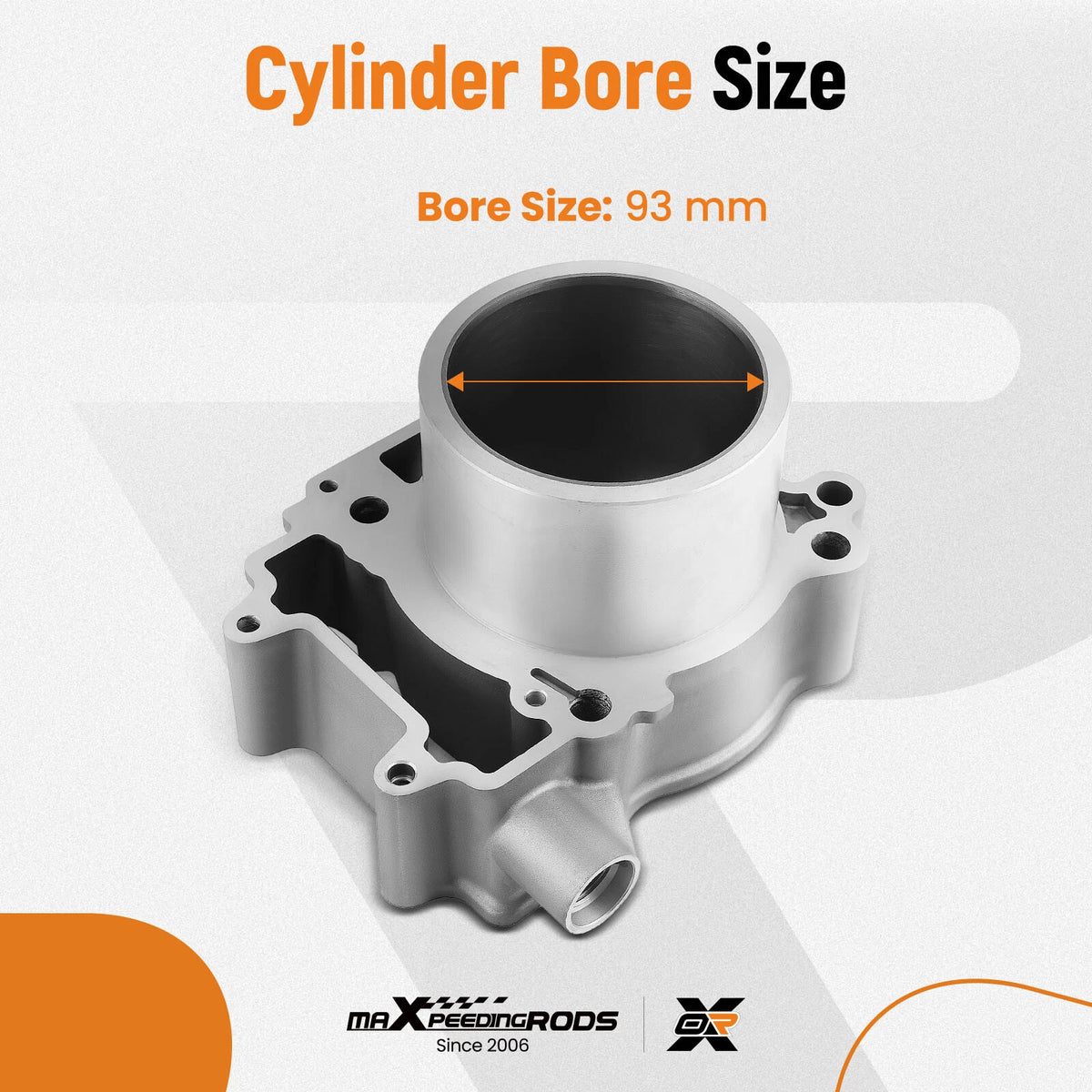 Top End Kit Cylinder Piston 93mm Gasket Set for Polaris Ranger 500 (2017–2022)