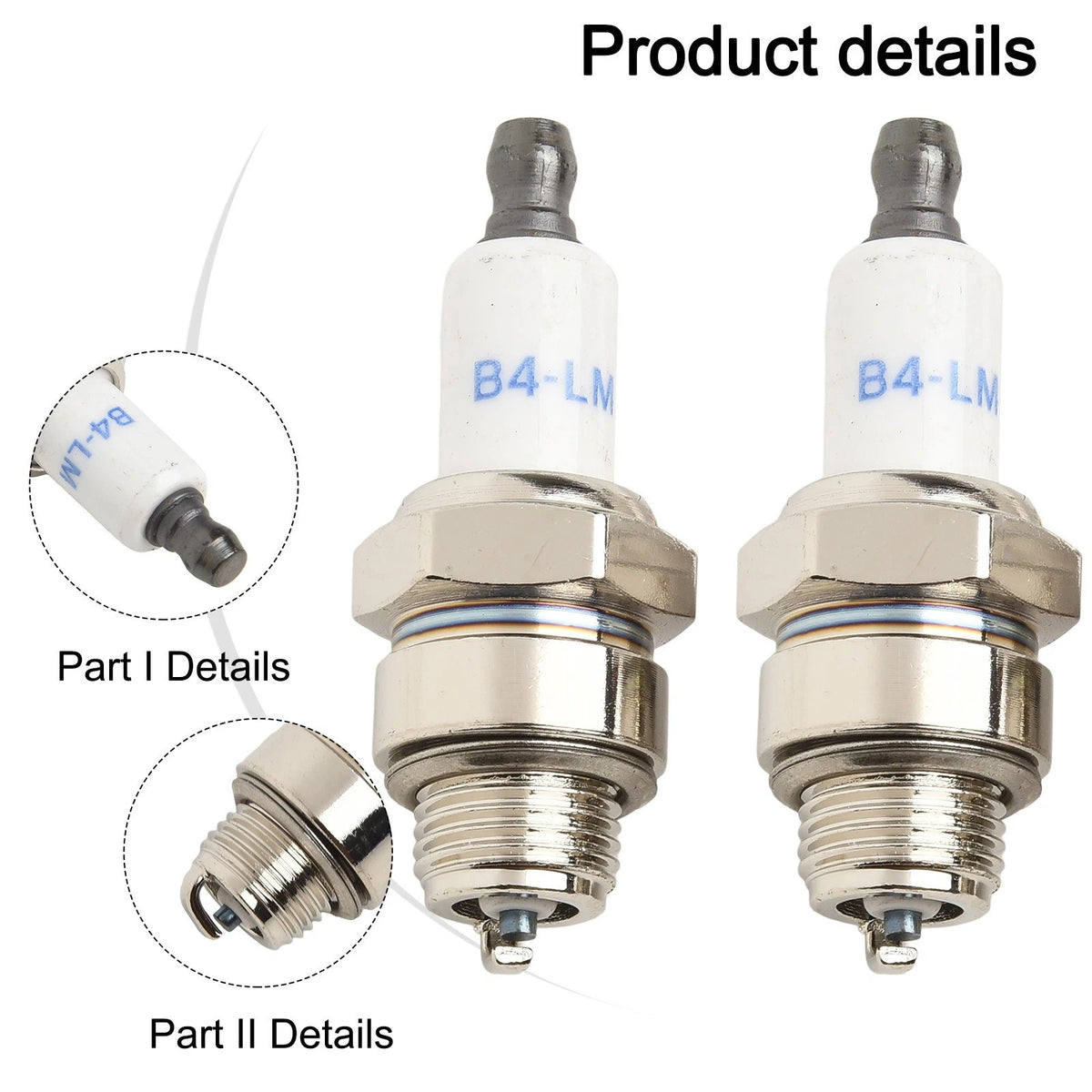 2X Spark Plug for Lawn Mowers (J19LM, B4LM, W9EO)