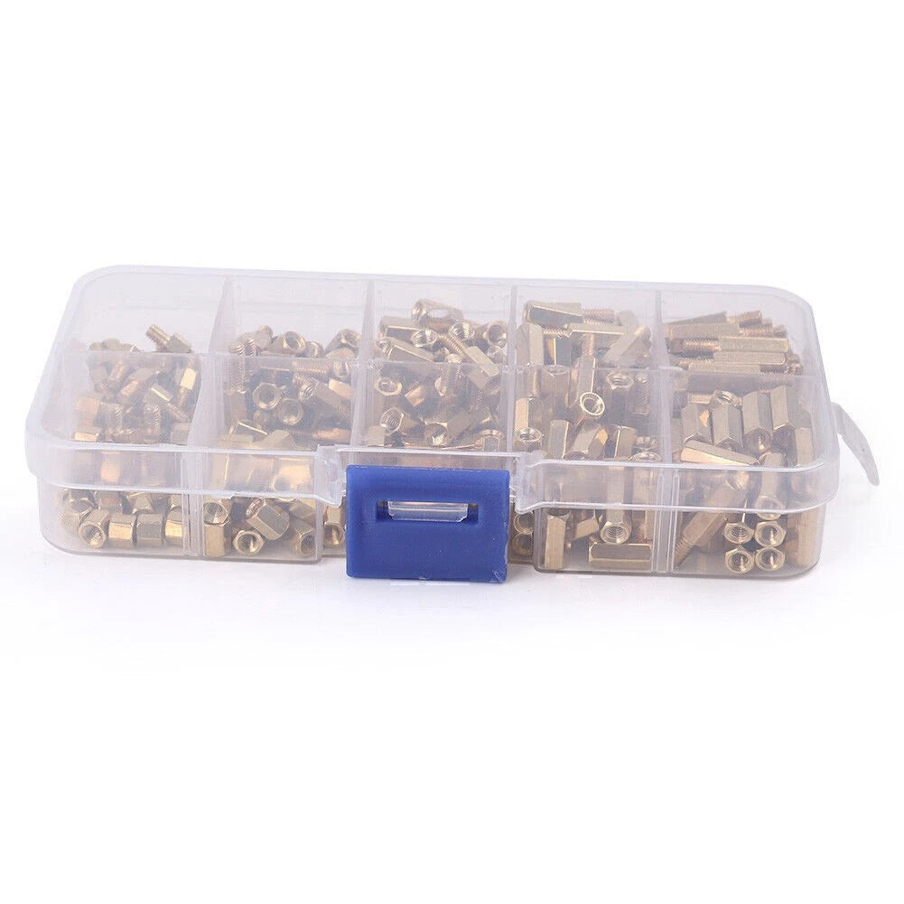 Set of 300 Brass Standoffs/Spacers for DIY Projects