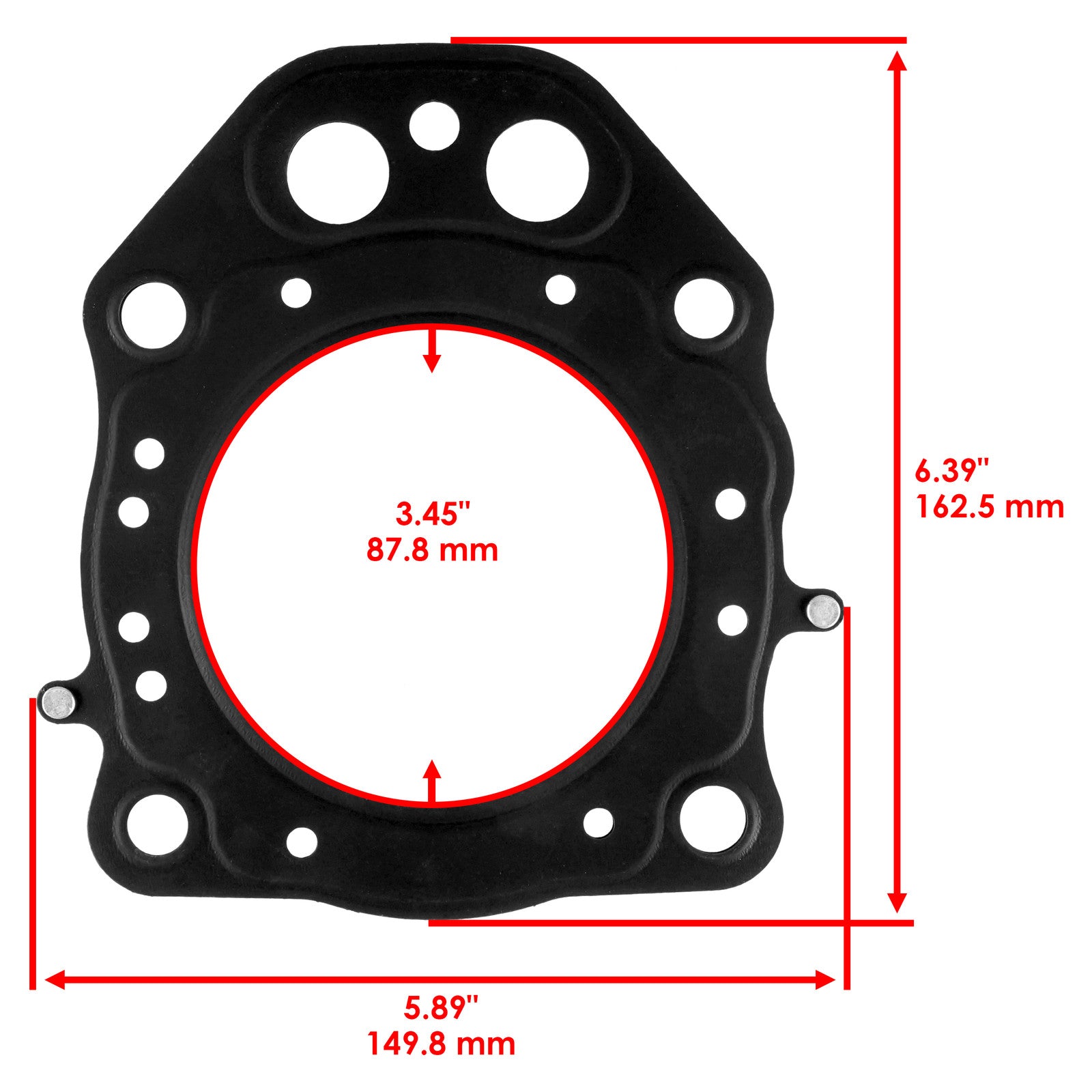 2x Head Gasket Replacement for Honda Rancher 420 TRX420FPM (2009–2013)