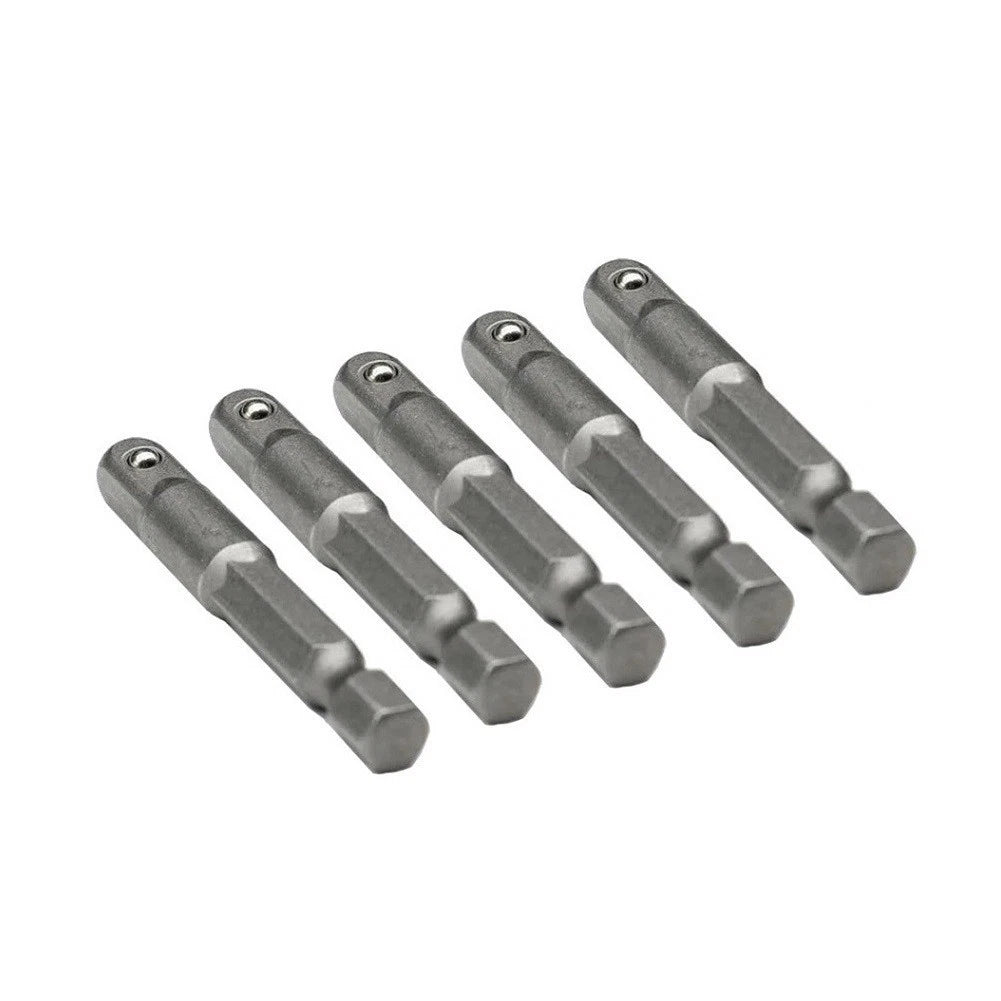 Socket Adapter Converter 1/4" Hex Shank 50mm for