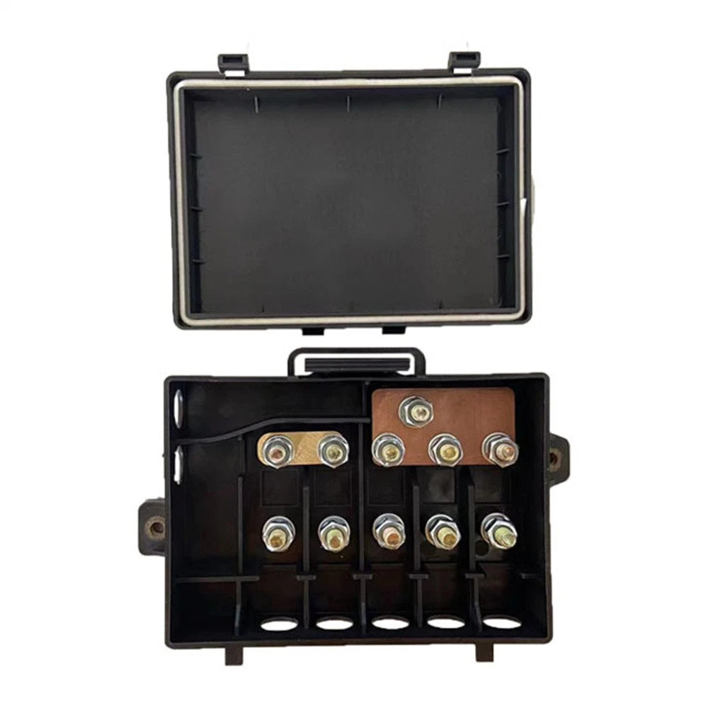 5-Way Bus Bar Fuse Holder Distribution Block 25A-500A 32V DC