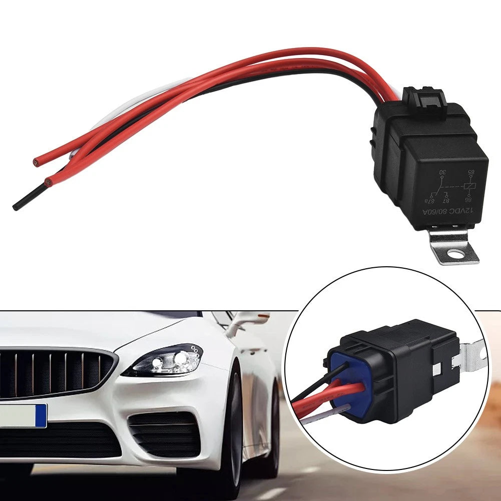 5-Pin Waterproof Relay Socket for Automotive Applications