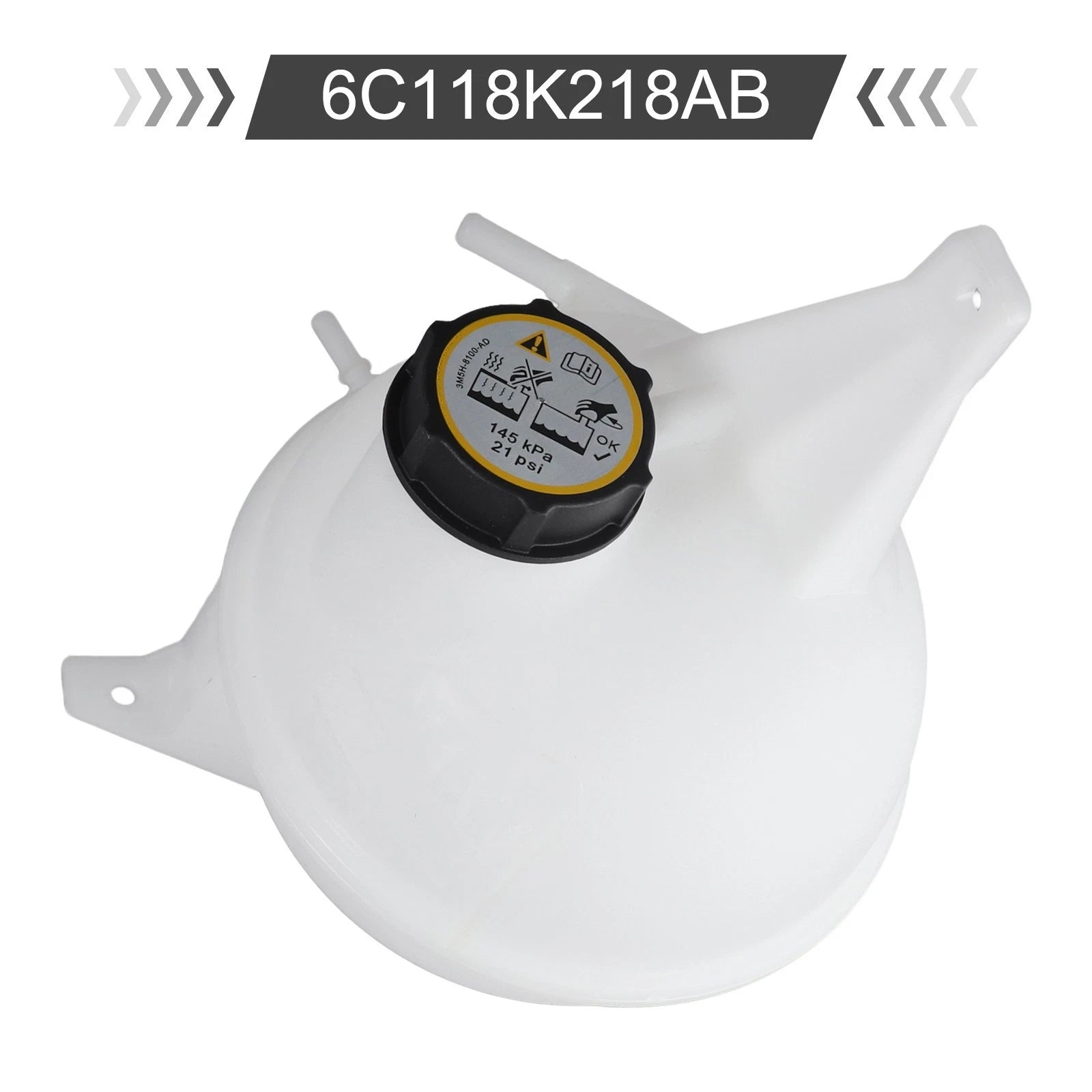 Radiator Coolant Expansion Tank & Cap for Ford Transit MK7 (2006–2014)