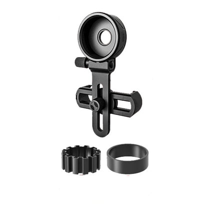 Phone Camera Clip Mount Spotting Scope Adapter for Universal Use (62-105mm)