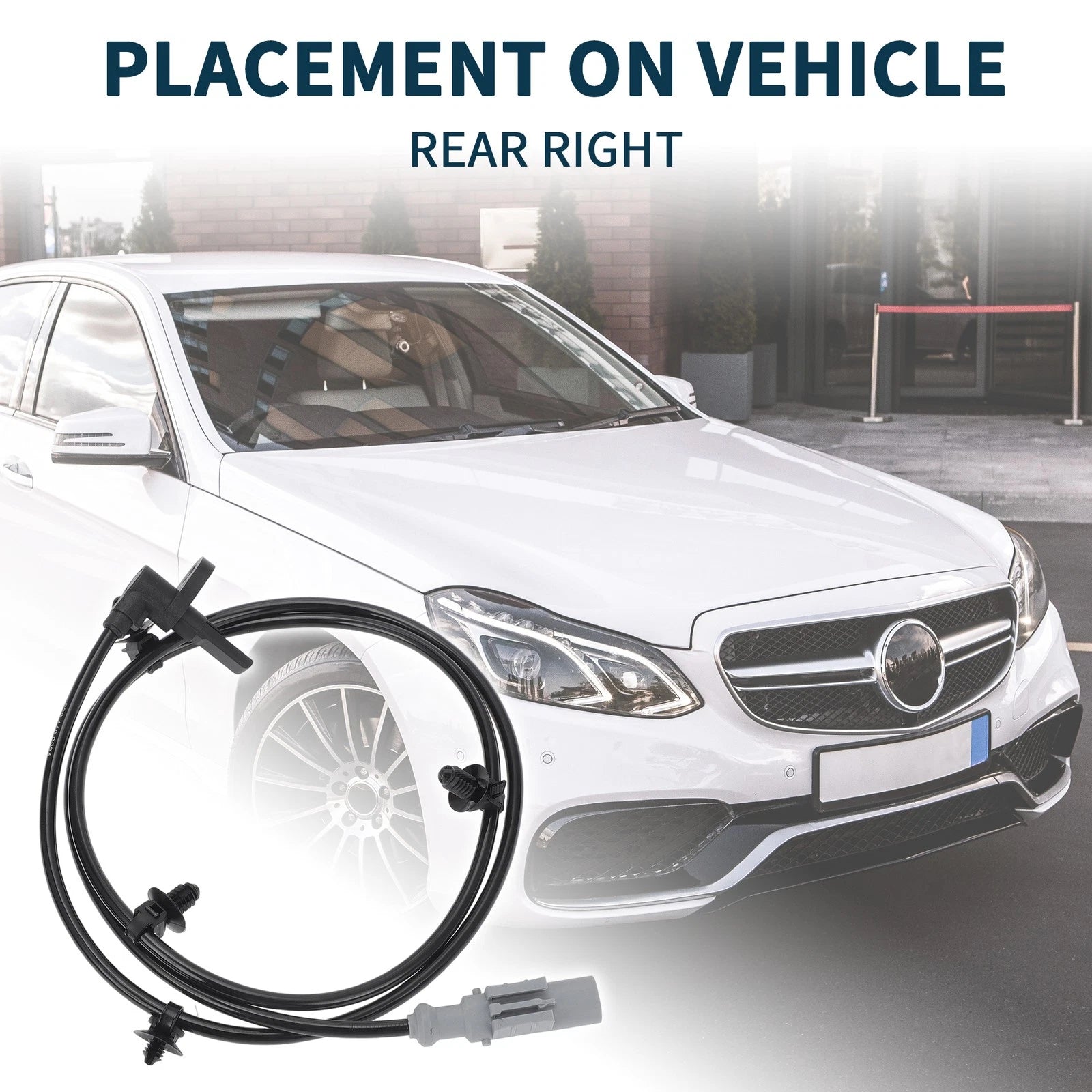 ABS Wheel Speed Sensor Rear Right Replacement for Mercedes-Benz Vito (2011–2019)