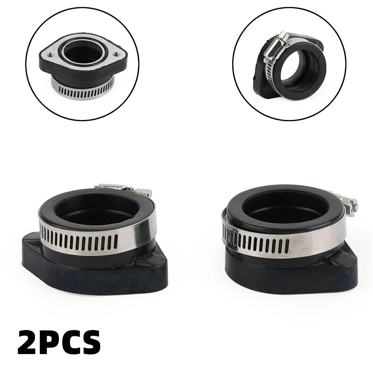 2X Intake Carb Boot Flange Manifold for 110 125 140 150 160cc Engine