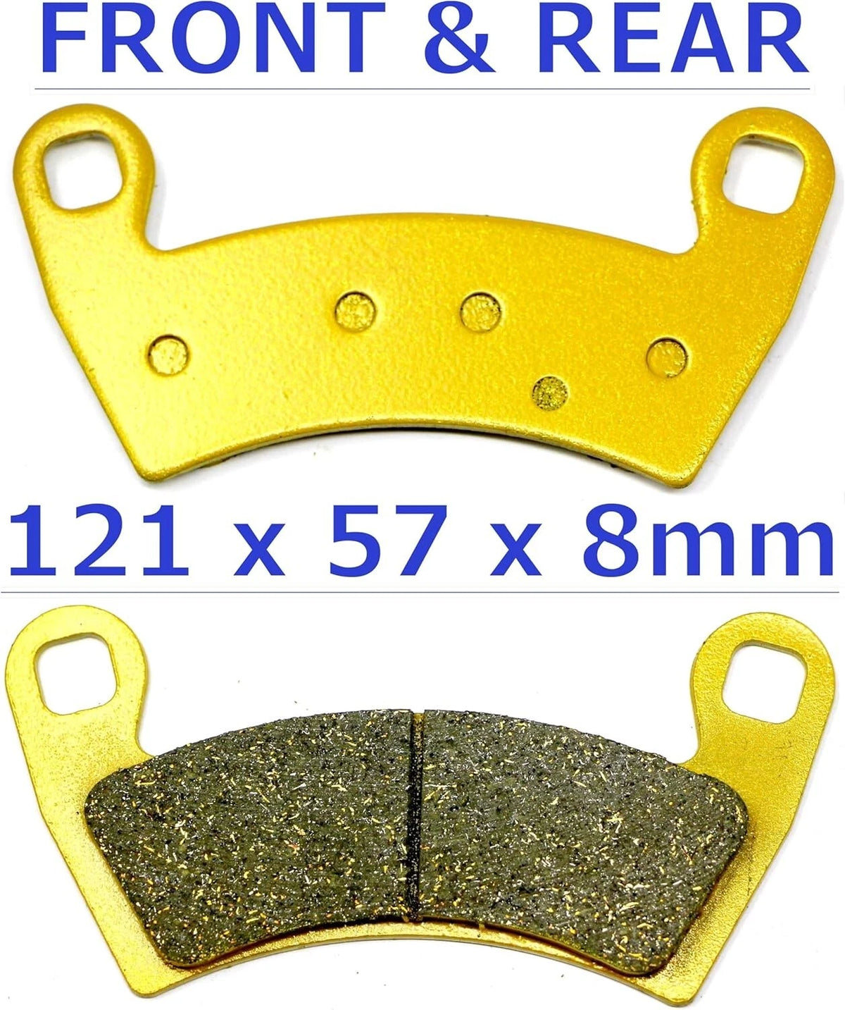MC Brake Pads for Polaris Ranger EV 570-6 (2016–2021) Front Rear