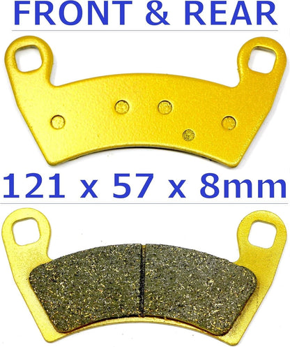 MC Brake Pads for Polaris Ranger EV 570-6 (2016–2021) Front Rear