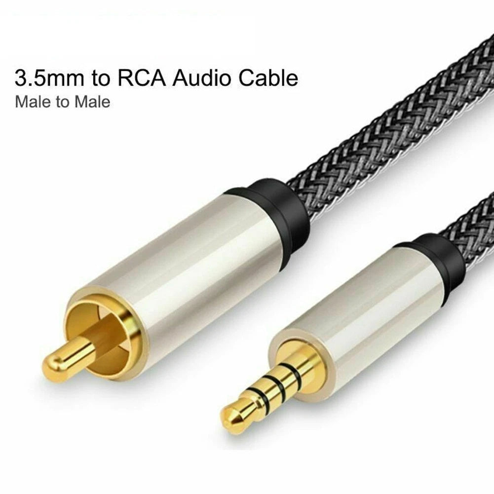 Digital Coaxial Audio Video Cable for HDTV (RCA to 3.5mm)