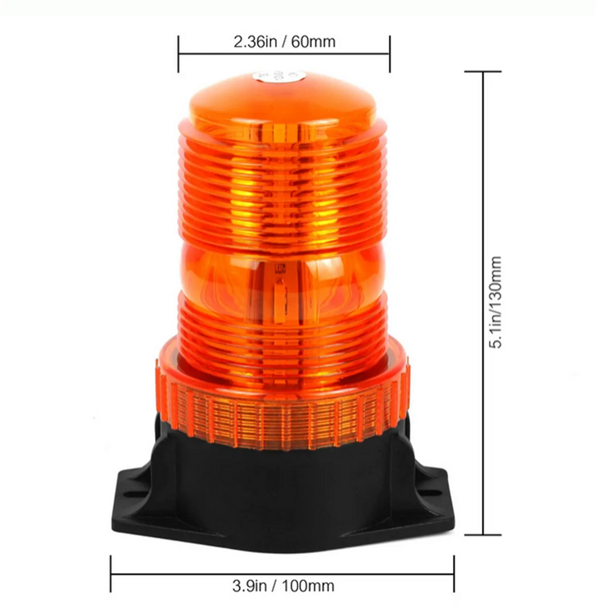 30 LED Strobe Light for Car Emergency Warning (12V–24V)