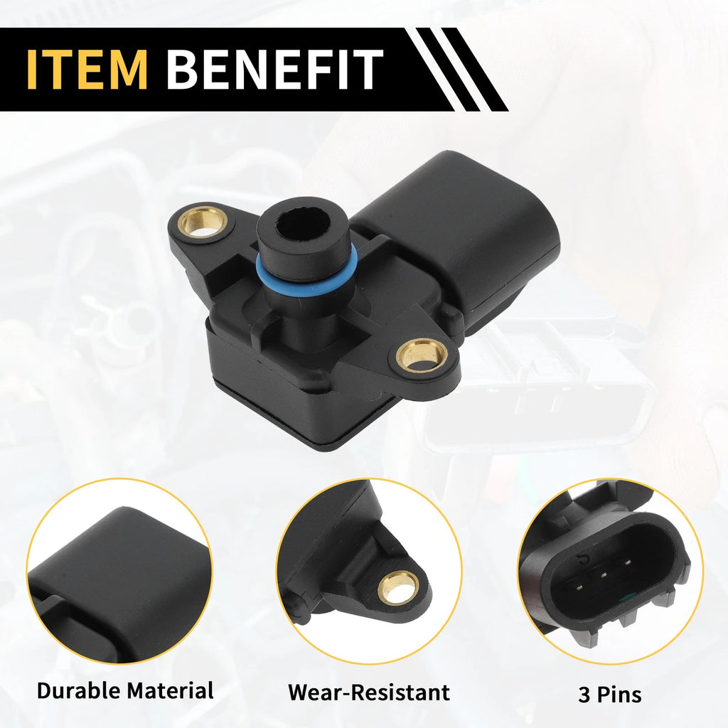 Manifold Absolute Pressure Sensor for Jeep TJ (2003) No. 68002763AA