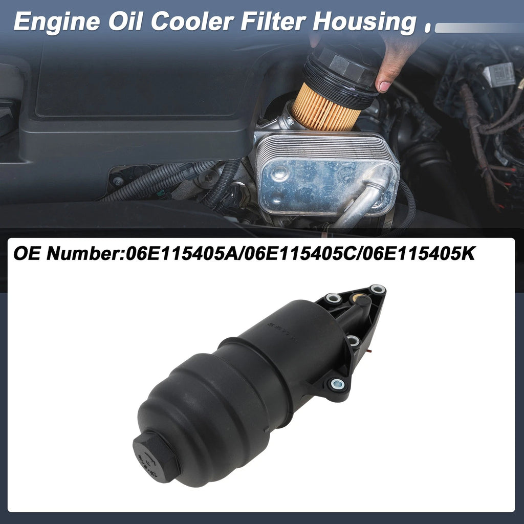 Engine Oil Filter Housing Replacement for Audi A4 (2005–2008) V6 3.2L