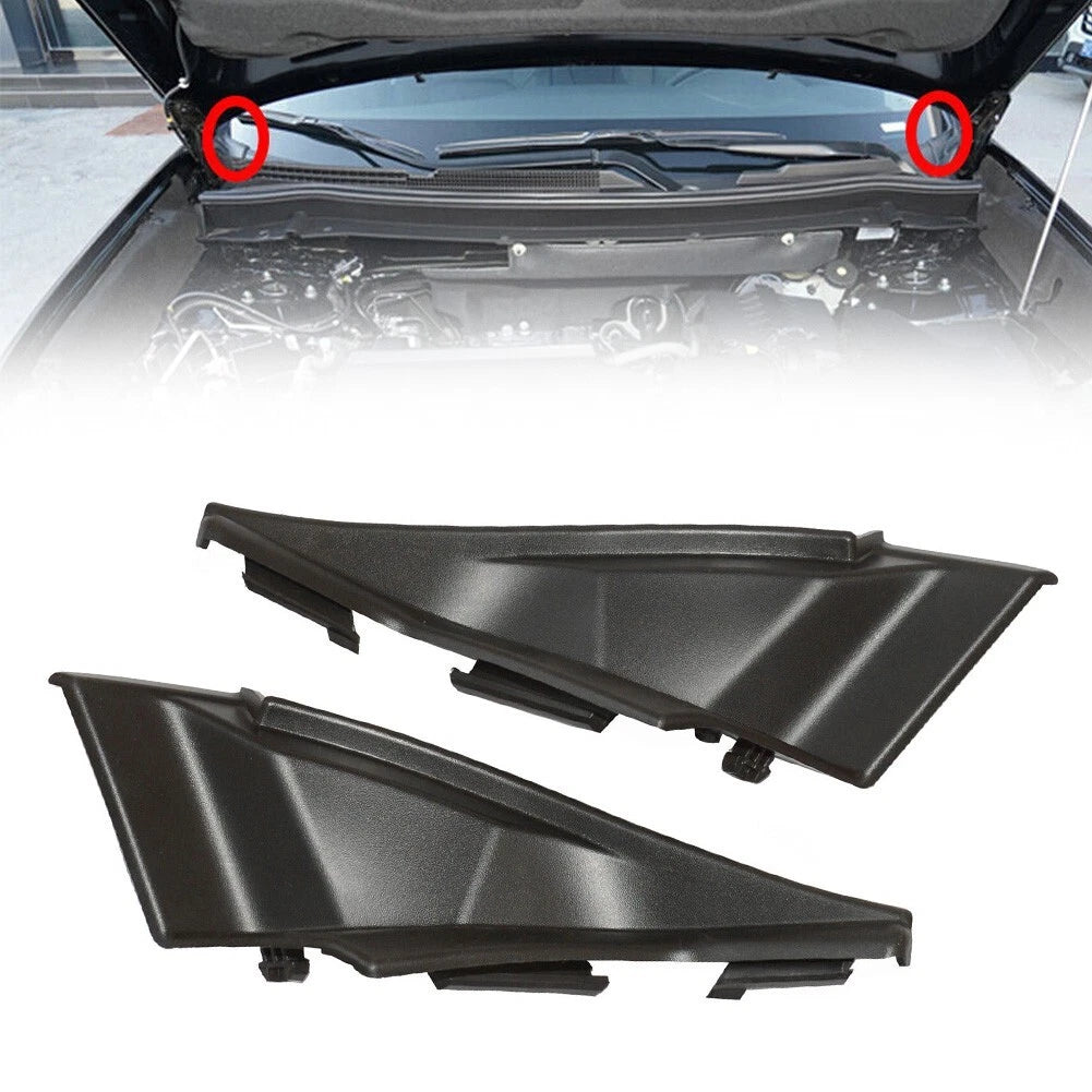 Set of 2 Front Windshield Wrap Corner Trim Covers for Outlander
