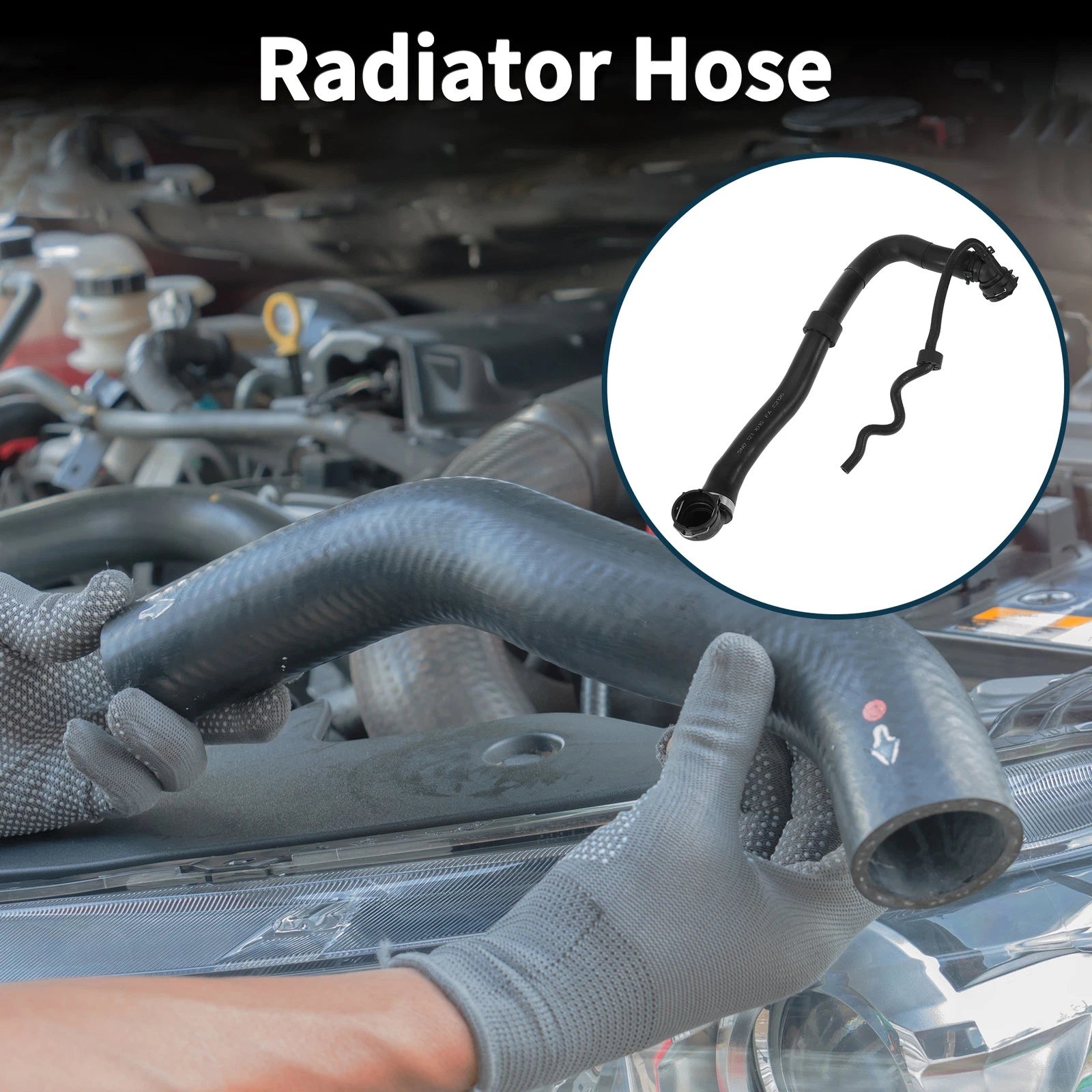Radiator Hose Coolant Pipe Replacement for Volkswagen Tiguan 2.0L (2009–2017)