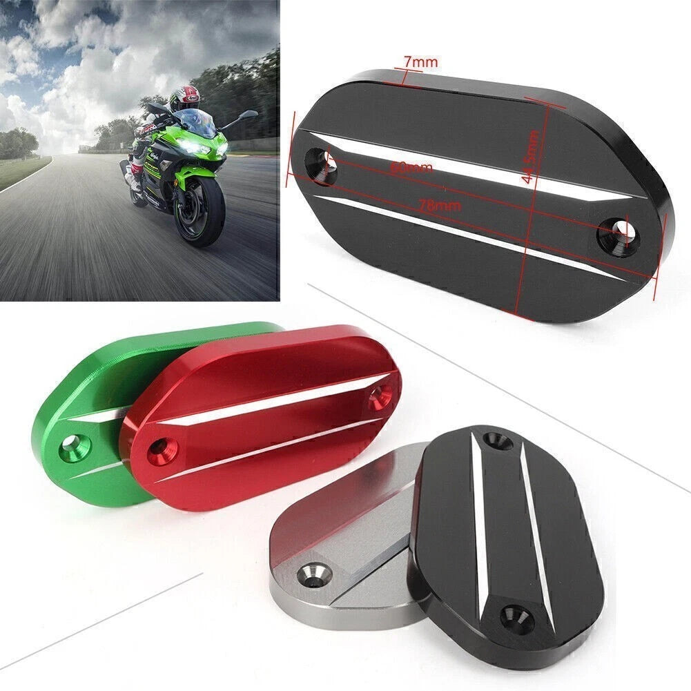 Front Brake Fluid Reservoir Cap Cover for Kawasaki Ninja 400 (2018) Red