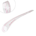 Plastic Curve Ruler 61cm 1.2mm Thick Flexible Plastic Multi Purpose Making Tools
