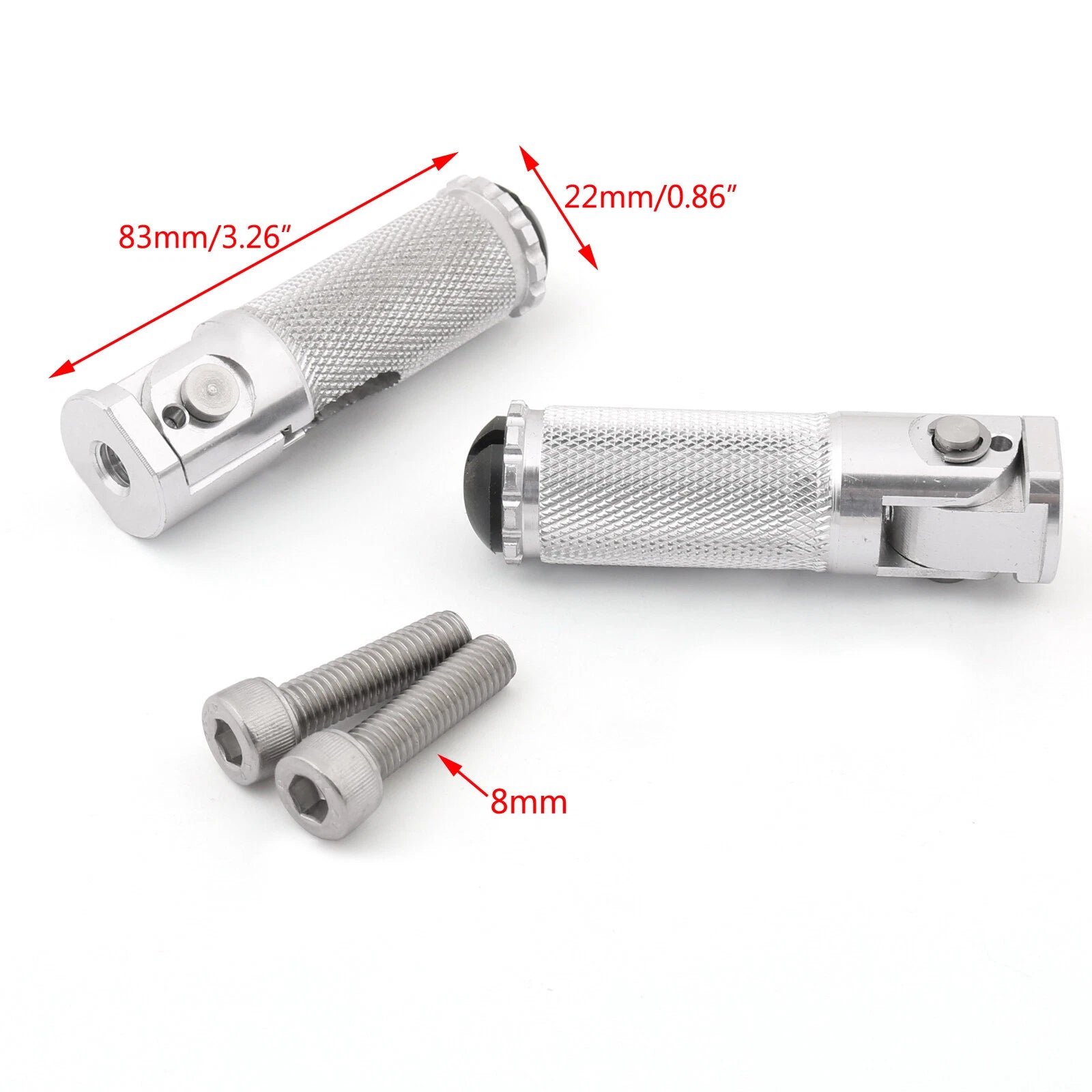 Folding Foot Pegs Rear Set for Universal Motorcycle (T9)